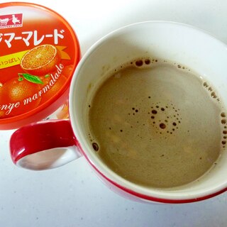 ☆オレンジ風味♪　きなこカフェオレ☆